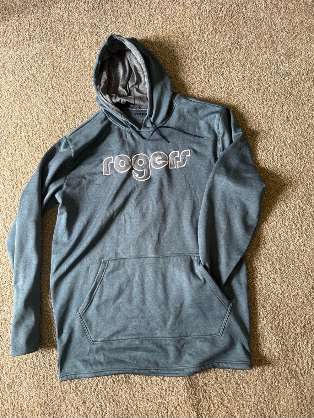 Rogers Men's Slate Blue Pullover Hoodie